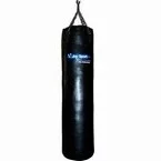 Bokszak lengte 120 cm, diameter 38 cm (bysonyl) zwart